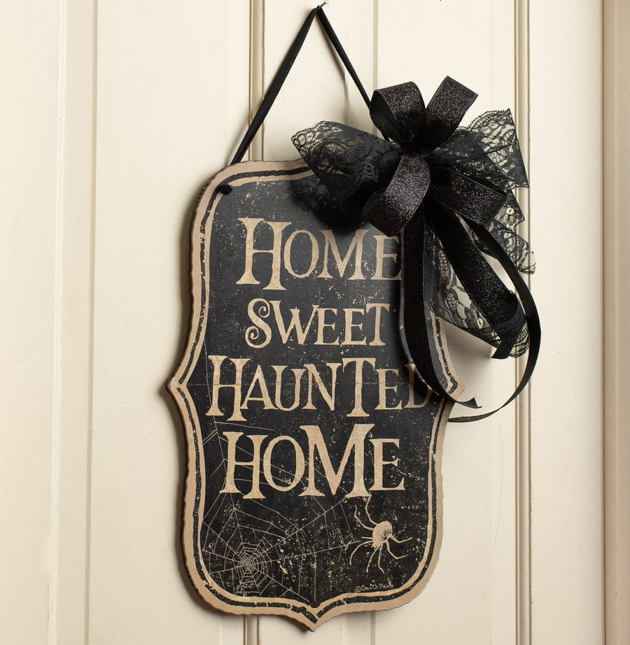 Sweet Haunted Home Hanging Sign (13" x 20")
