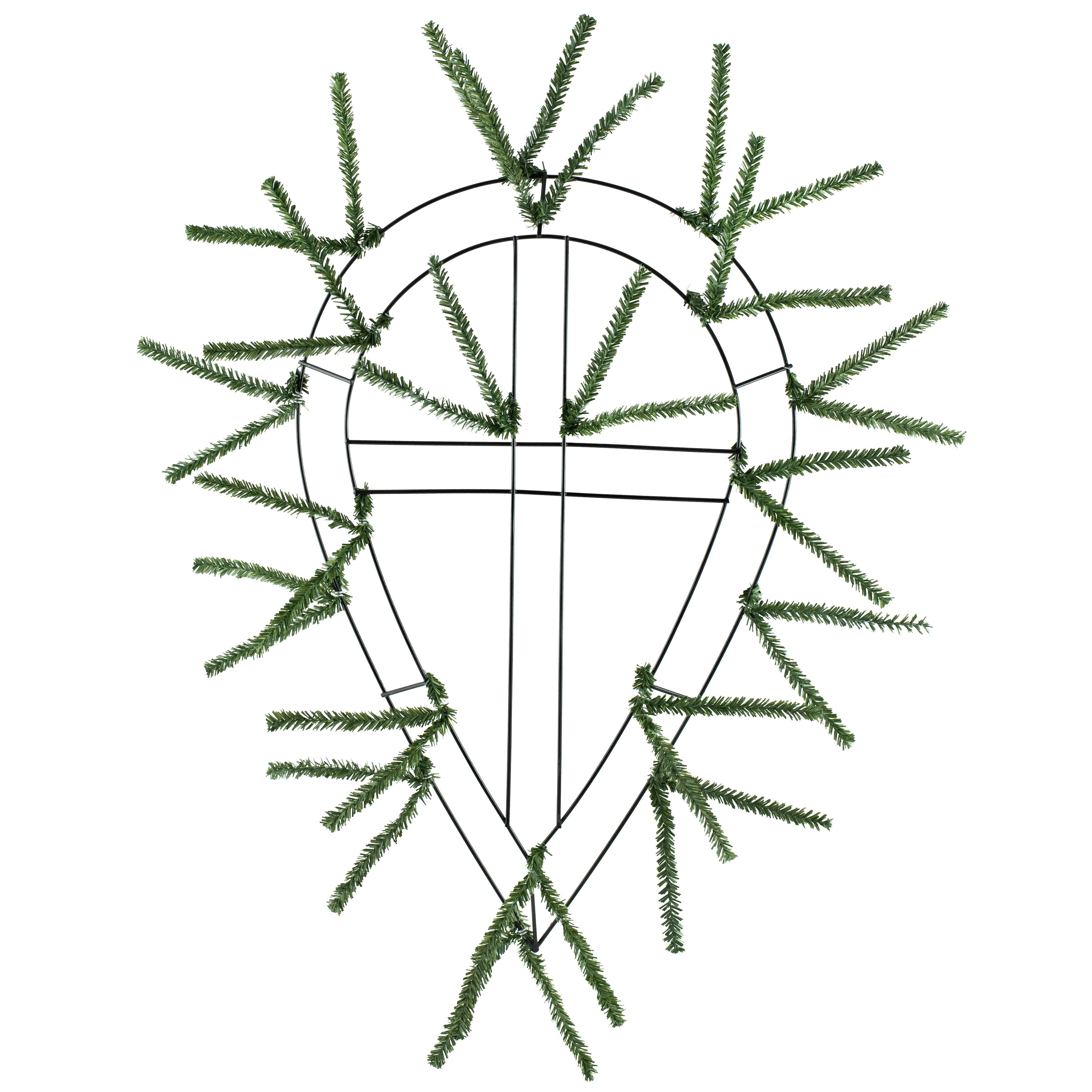 23" Teardrop Work Form: Green