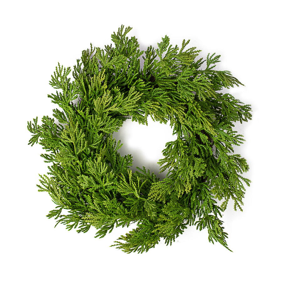 13" Cedar Pine Wreath