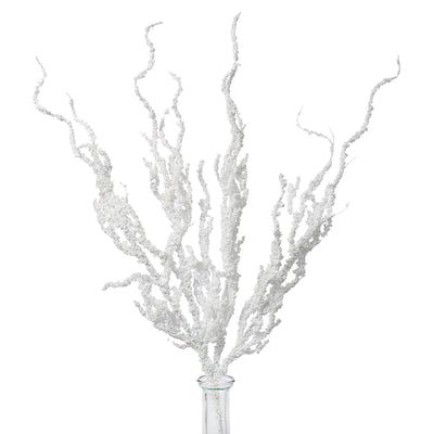 18" Glitter Snow Twig