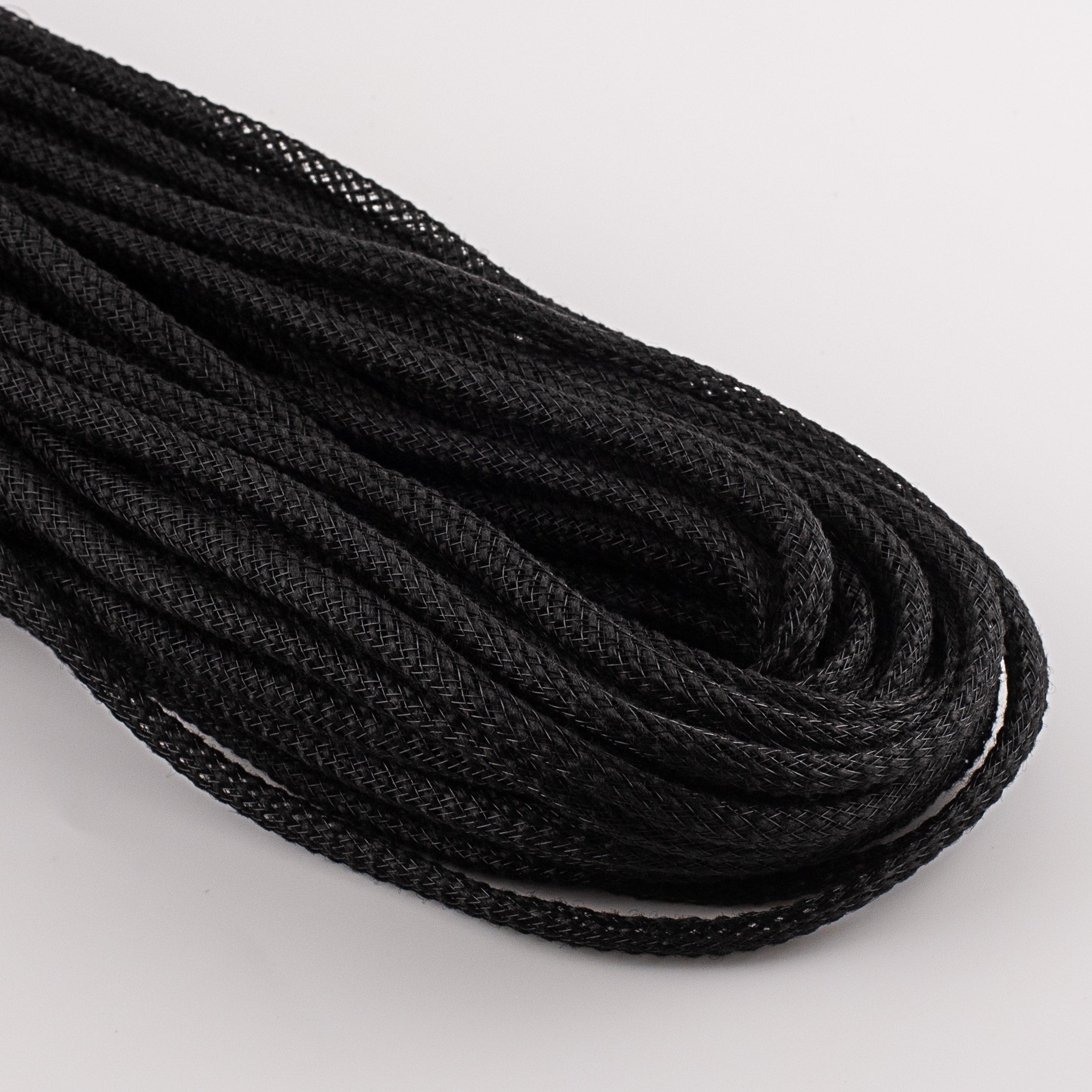 Faux Jute Deco Flex Tubing Ribbon: Black (30 Yards)