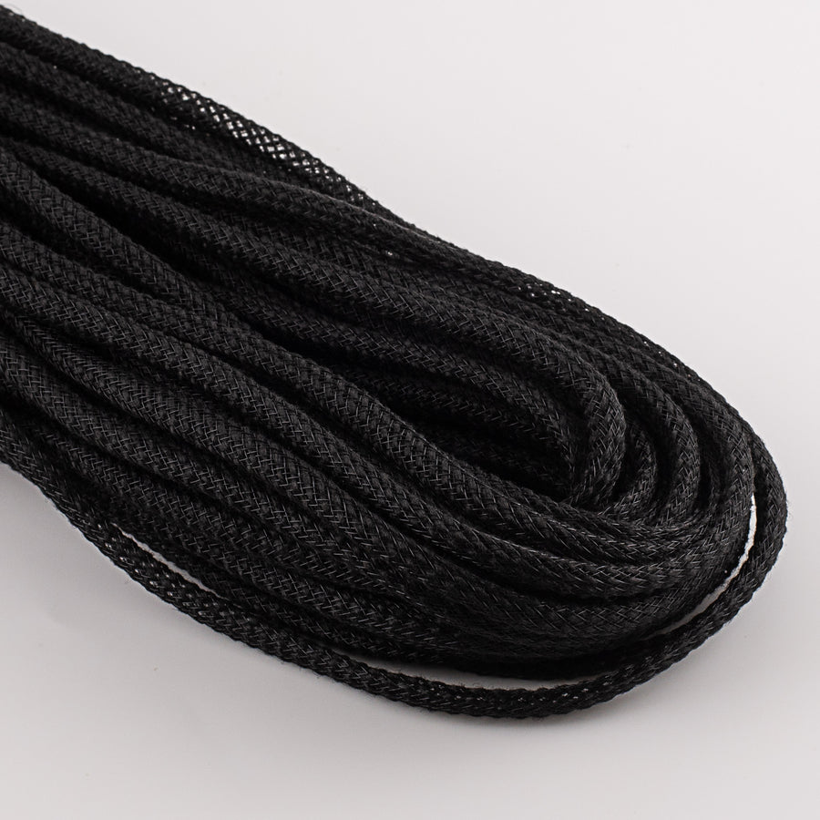 Faux Jute Deco Flex Tubing Ribbon: Black (30 Yards)