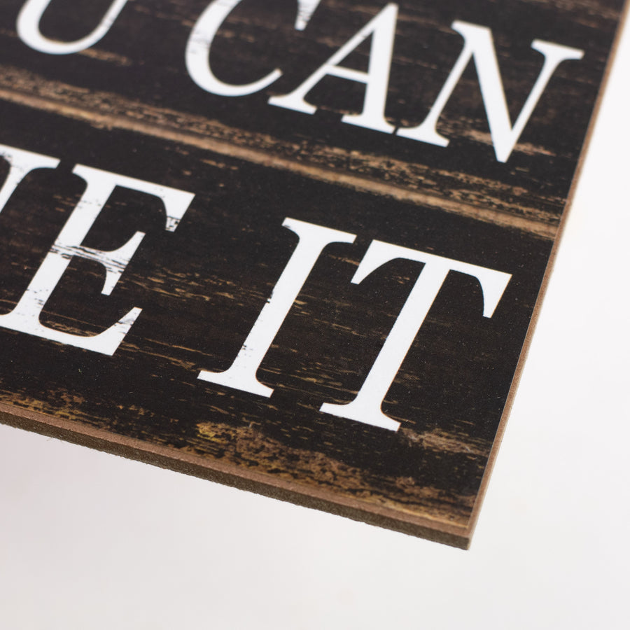 10" Square Wooden Sign: Rescue Love