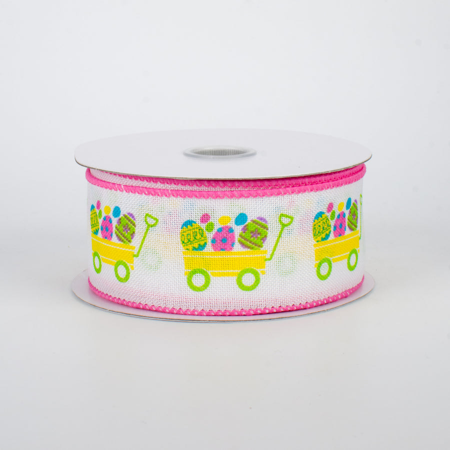 1.5" Easter Wagon Ribbon (10 Yards)