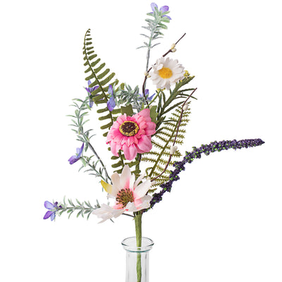 16" Floral Mix Pick: Zinnia, Daisy, Fern