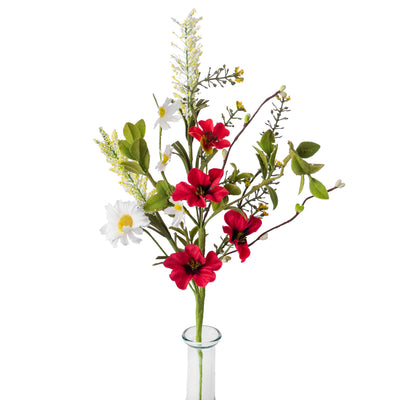 16" Floral Mix Pick: Daisy & Geranium