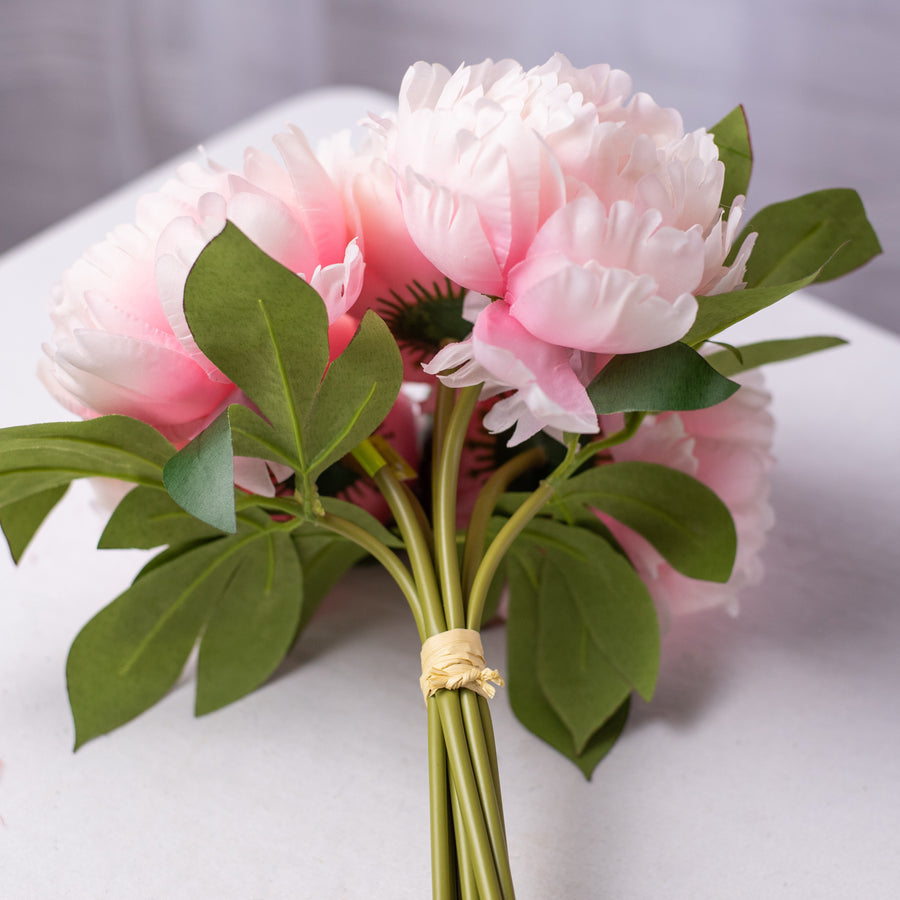 15" Peony Bouquet: Blush (5)