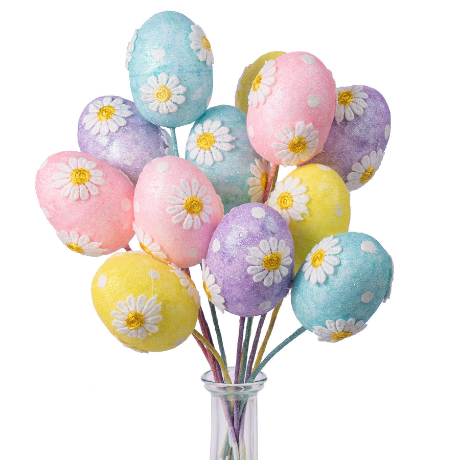 12" Appliqué Egg Picks (12)