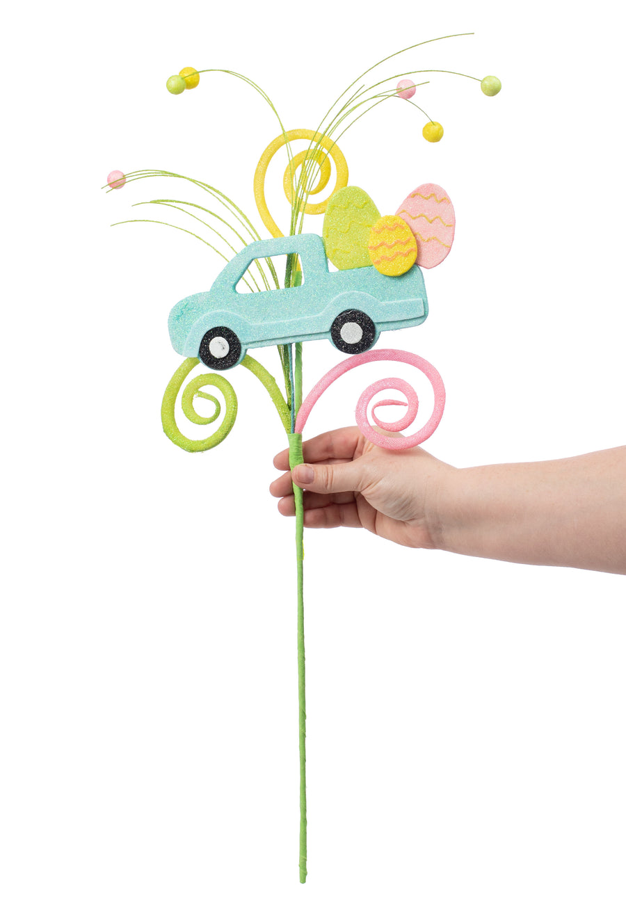 28" Glitter Easter Egg Truck Spray