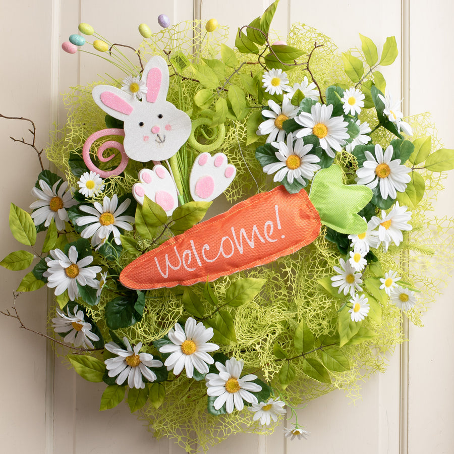 15" Faux Burlap Carrot Sign