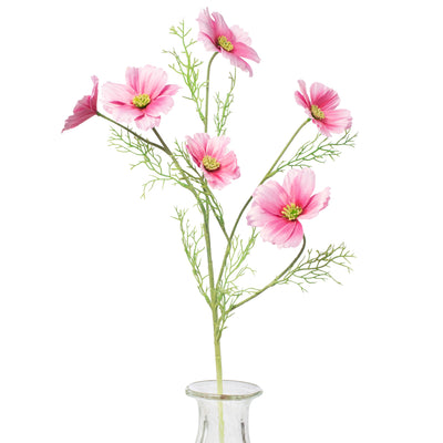 30" Cosmos Flower Spray: Pink