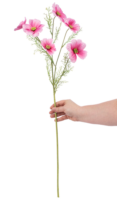 30" Cosmos Flower Spray: Pink