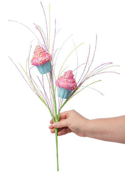 16" Cupcake Pick: Pink