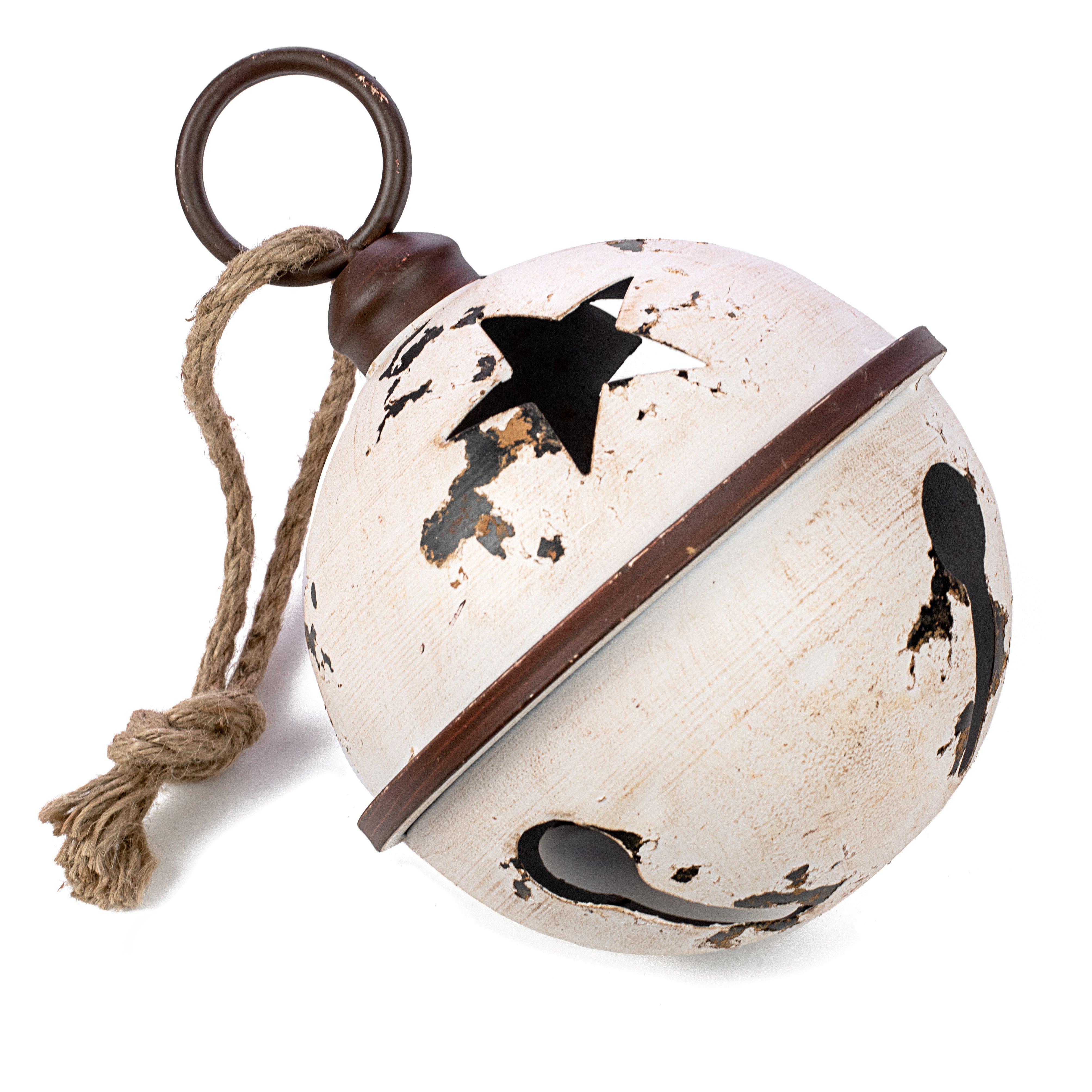 9" Jumbo Jingle Bell: White