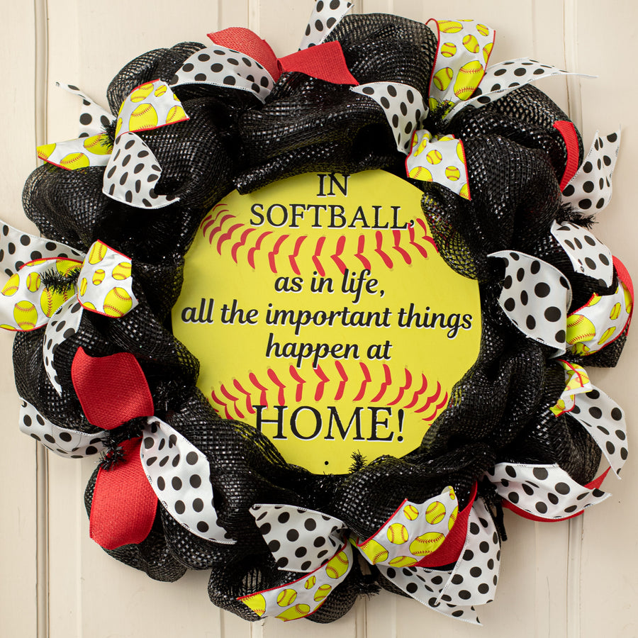 12" Metal Sign: In Softball Life