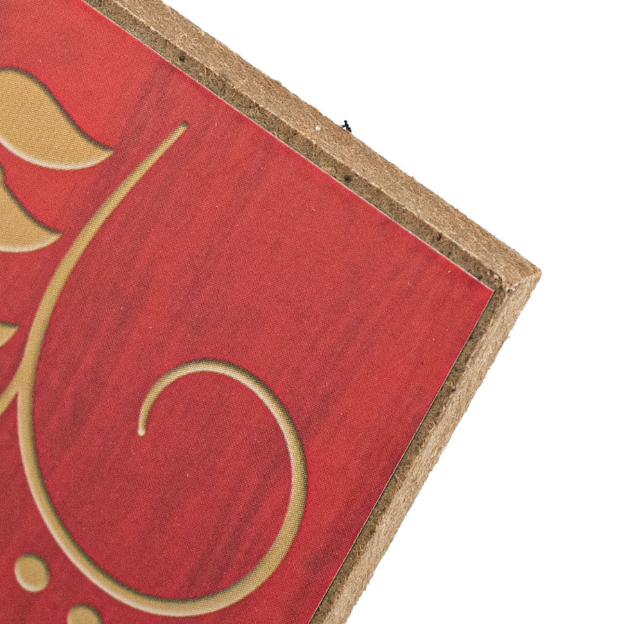 12" Wooden Sign: Red Nutcracker