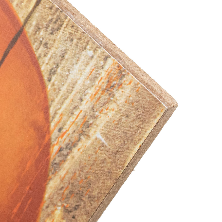 10" Square Wooden Sign: Give Thanks Pumpkin