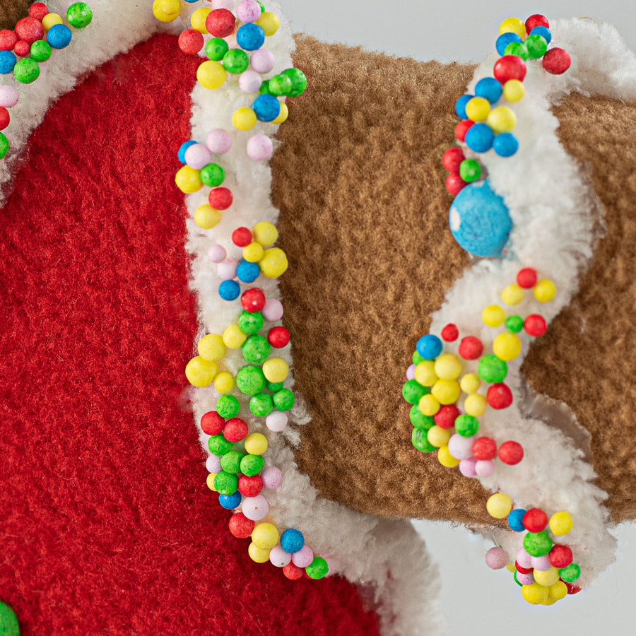 12" Sprinkle Gingerbread Ornament