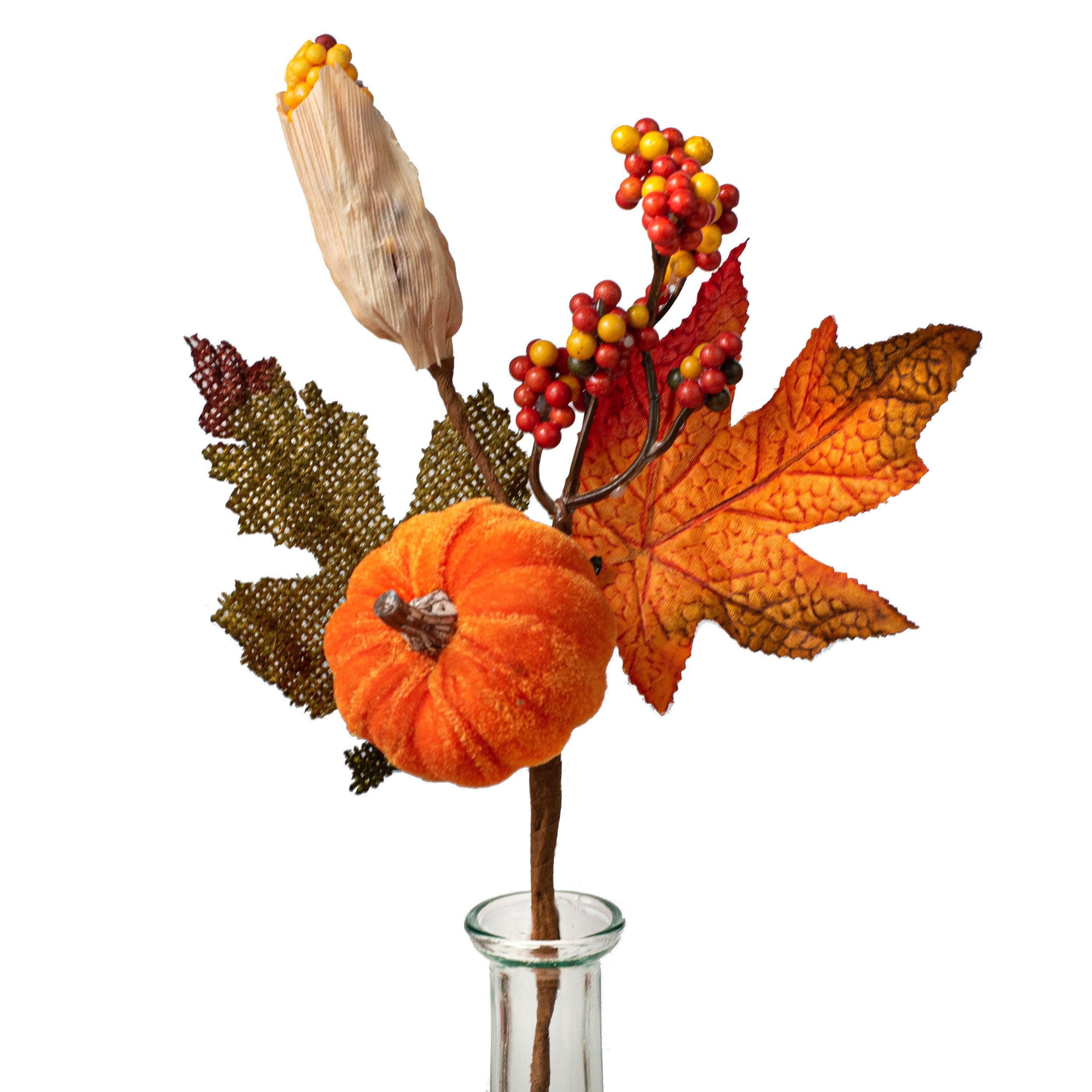 10" Pumpkin Corn Pick