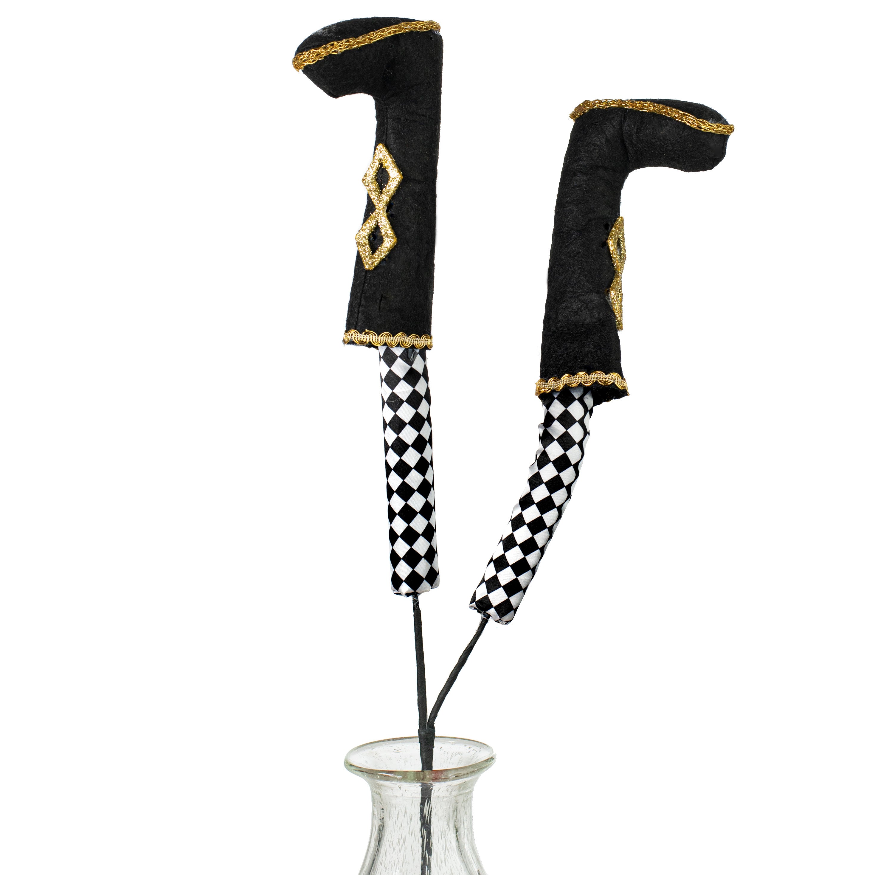 27" Nutcracker Leg Pair Spray