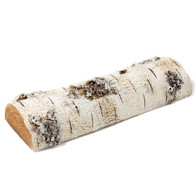 12" Faux Birch Log