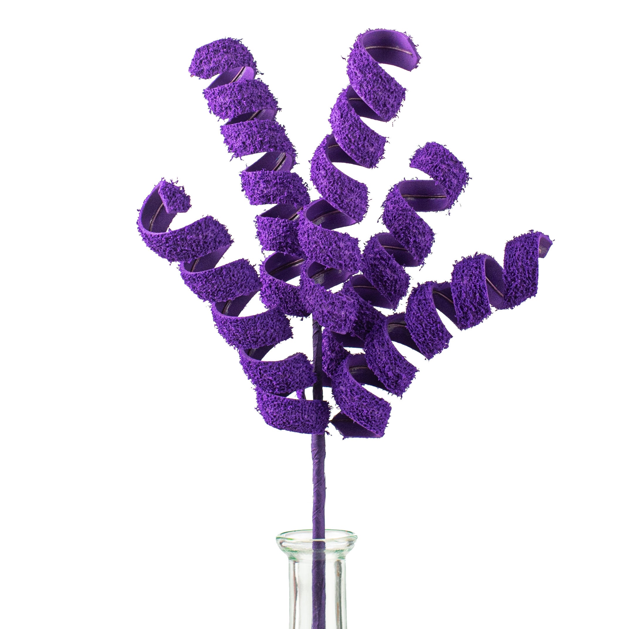 16" Frizzy Fuzzy Curly Pick: Purple