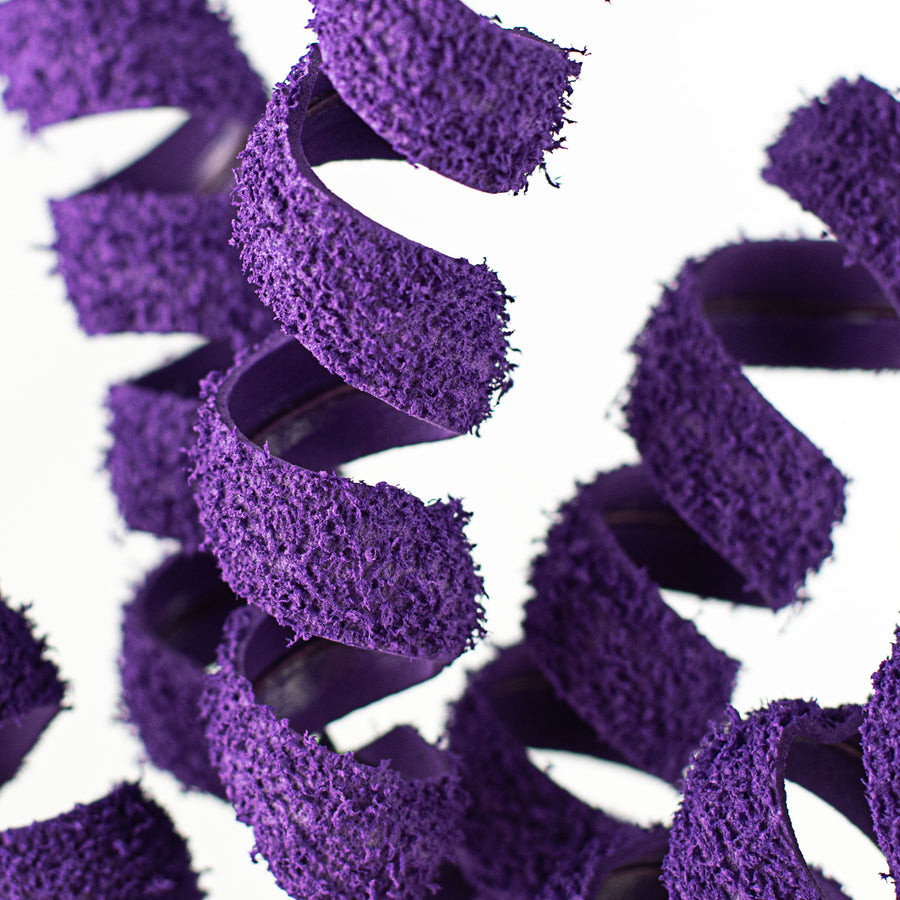 16" Frizzy Fuzzy Curly Pick: Purple