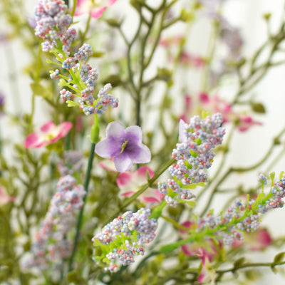 18" Baby's Breath & Lavender Wildflower Filler Bush