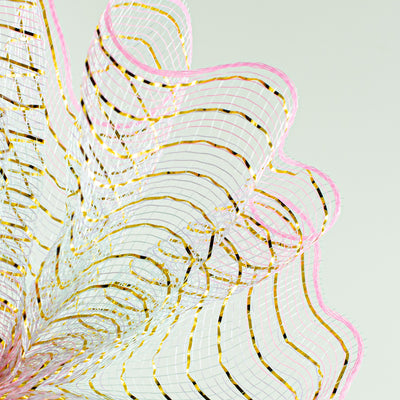 10" Unicorn Ombré Mesh: Gold & Pastels