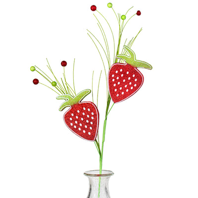 27" Whimsical Strawberry Spray