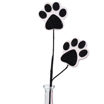 18" Dog Paw Spray: Black
