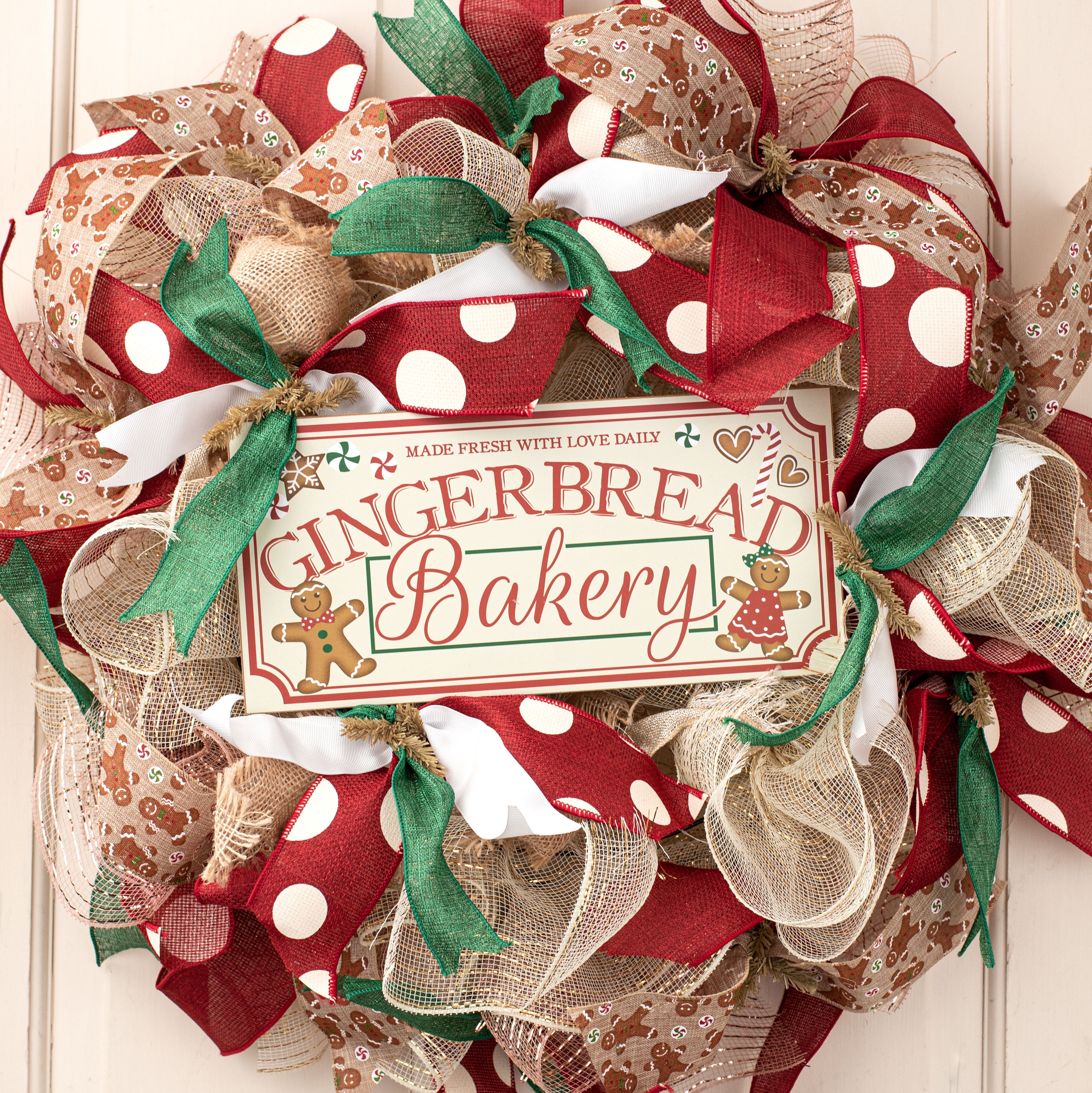 12" Wooden Sign: Gingerbread Bakery
