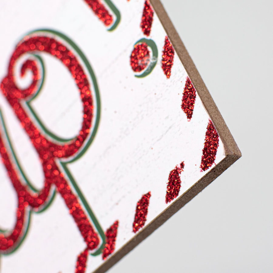 12" Wooden Sign: Oh Snap Gingerbread