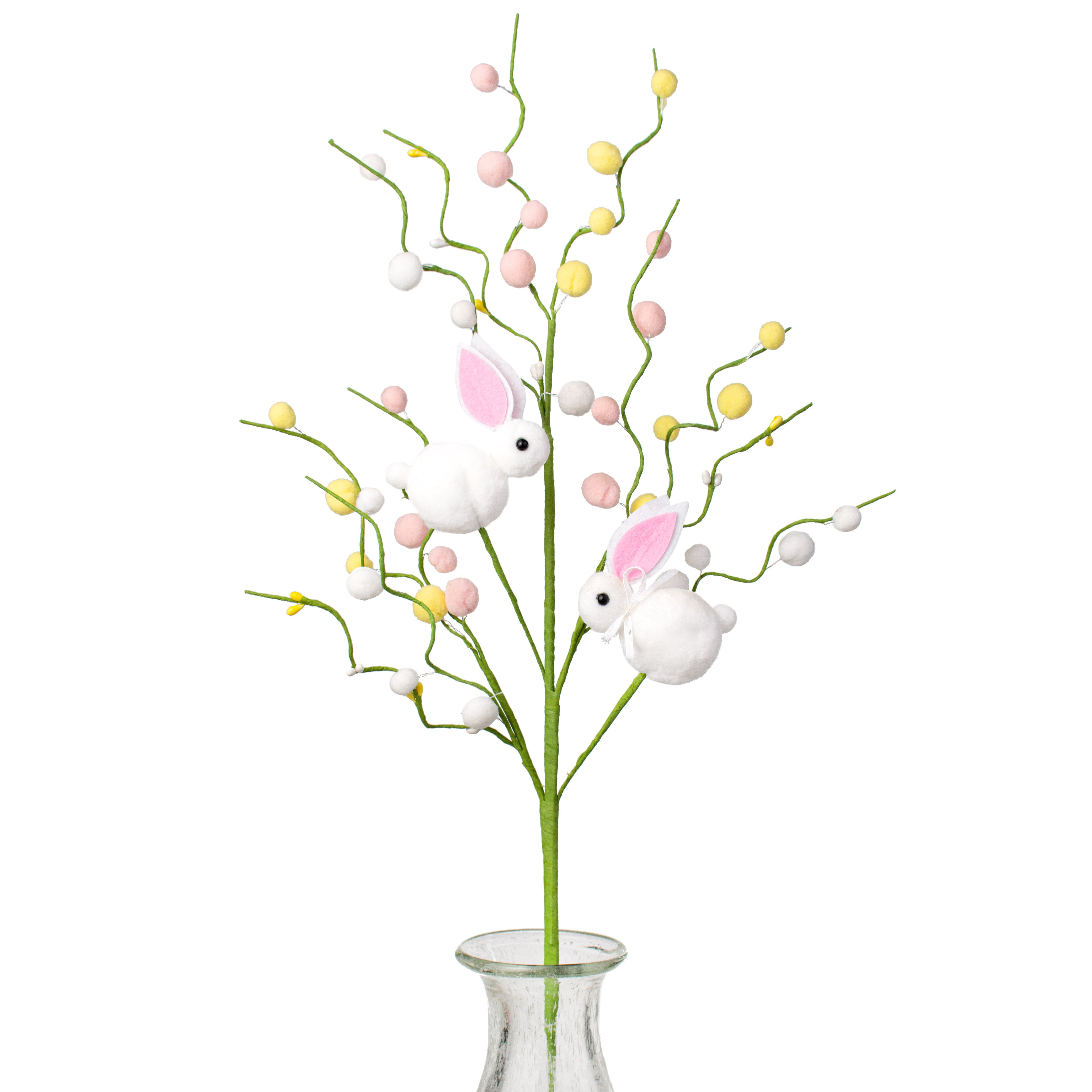 32" Pom Pom Bunny Spray