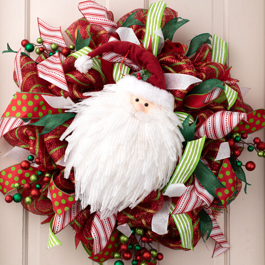 11" Santa Face Ornament