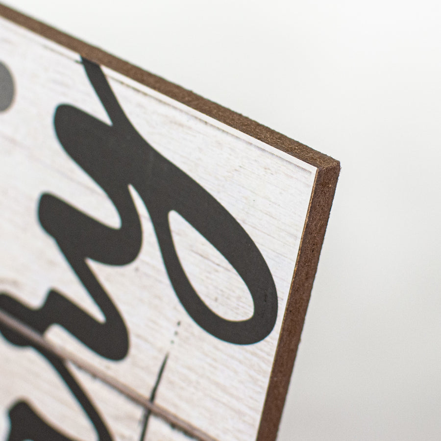 12" Wooden Sign: Eat, Drink, Be Scary