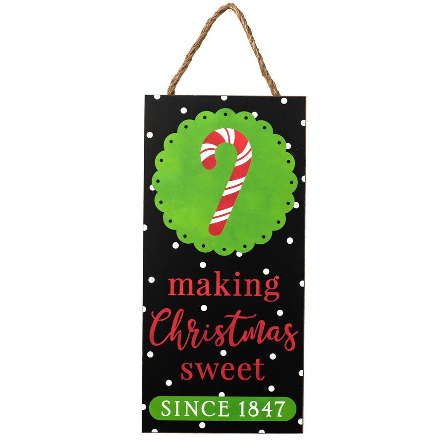 12" Wooden Sign: Making Christmas Sweet
