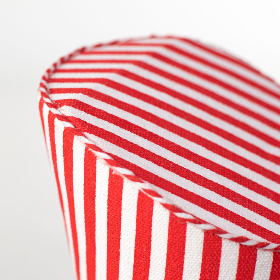 10" Asymmetrical Stripe Top Hat