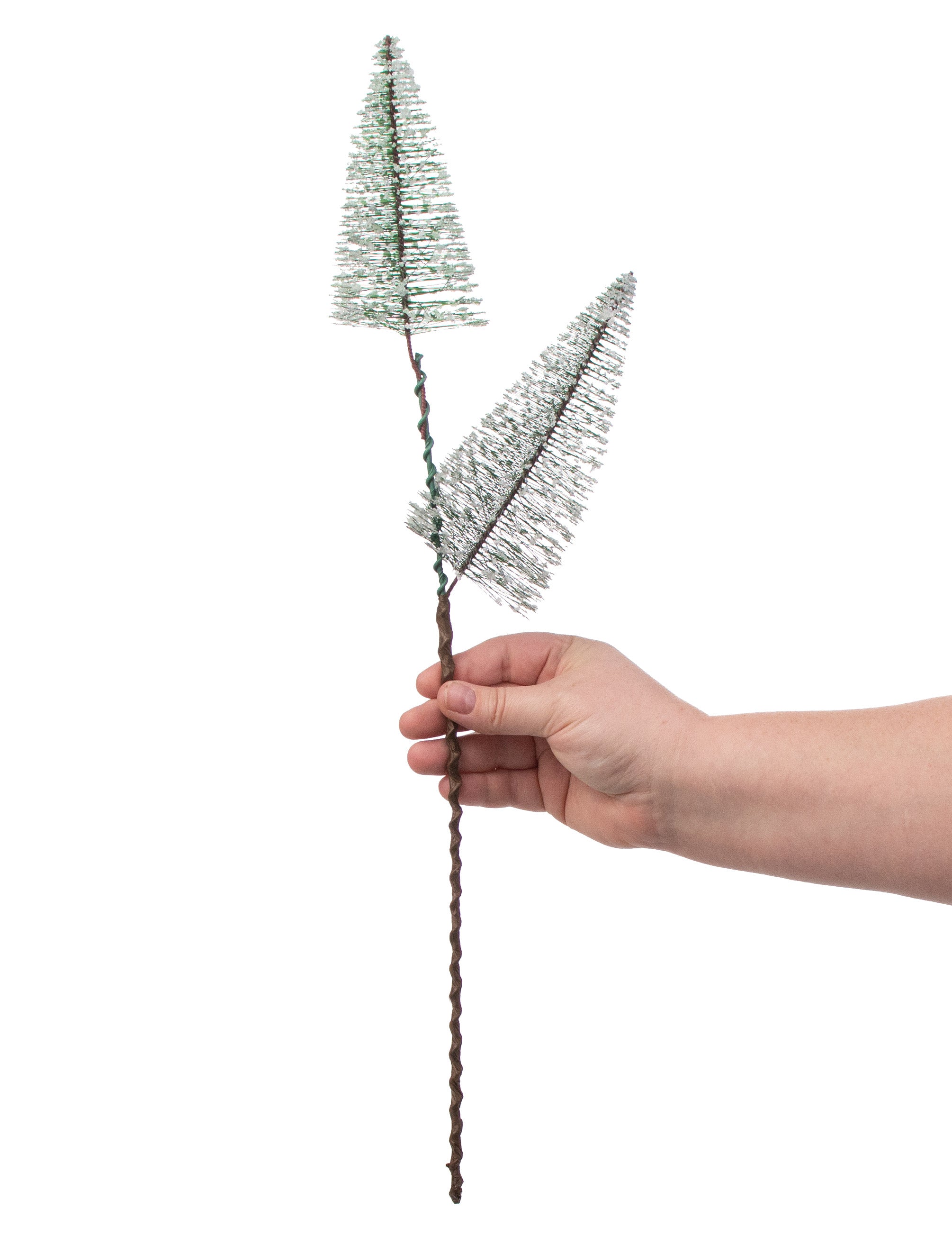 20" Bottle Brush Fishline Tree Spray