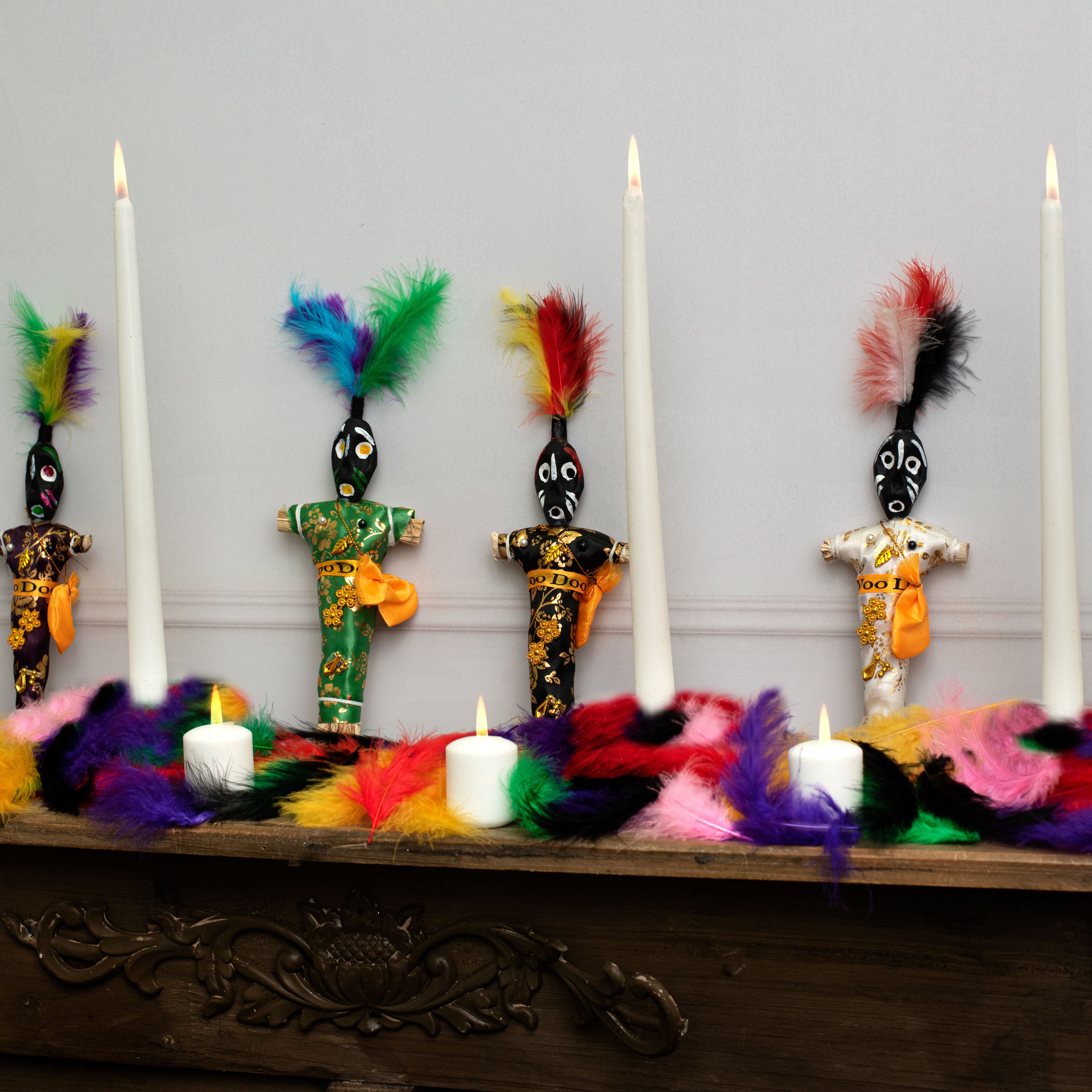 8" Voodoo Doll Ornaments (6 Assorted)