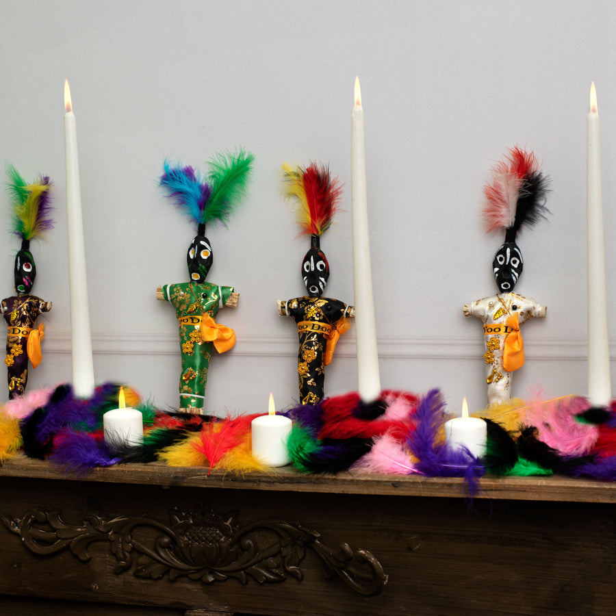 8" Voodoo Doll Ornaments (6 Assorted)