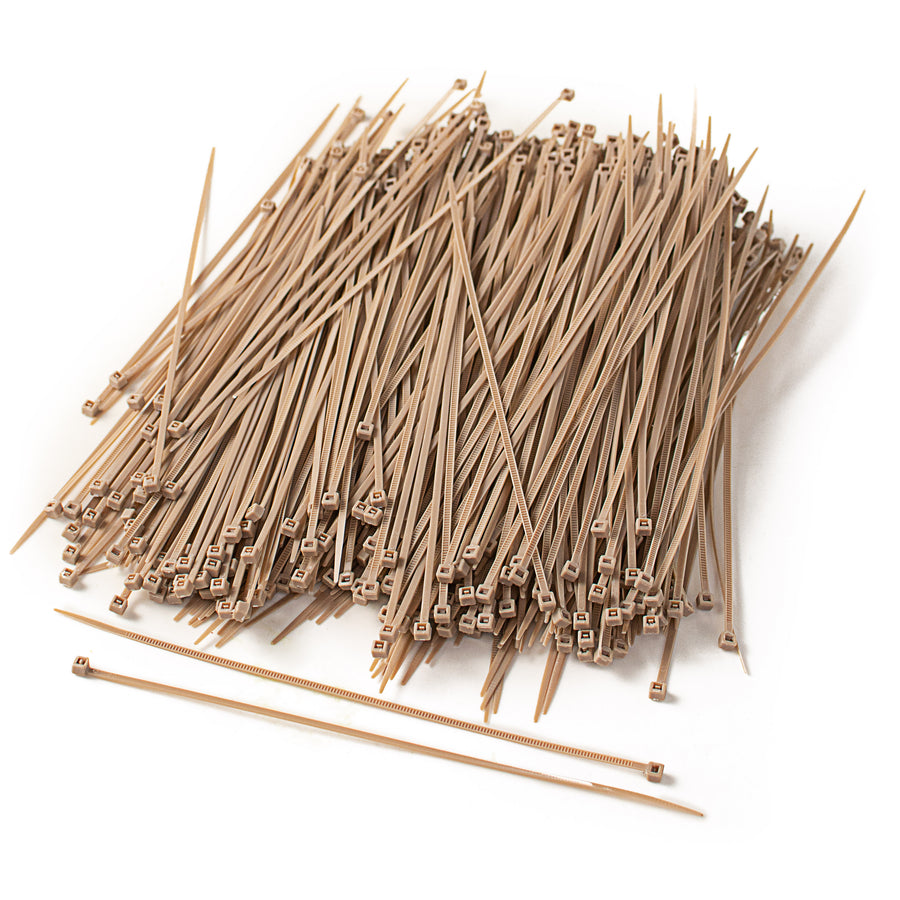 8" Burlap Zip Ties (500)