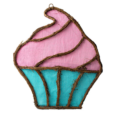 21" Cupcake Grapevine Hanger