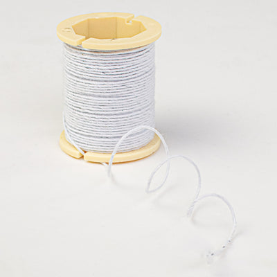 Cloth Wrapped Wire: White (10 Yards)