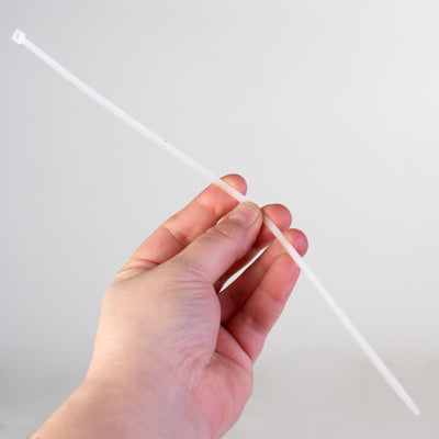 11" Zip Tie: Natural Clear (100)