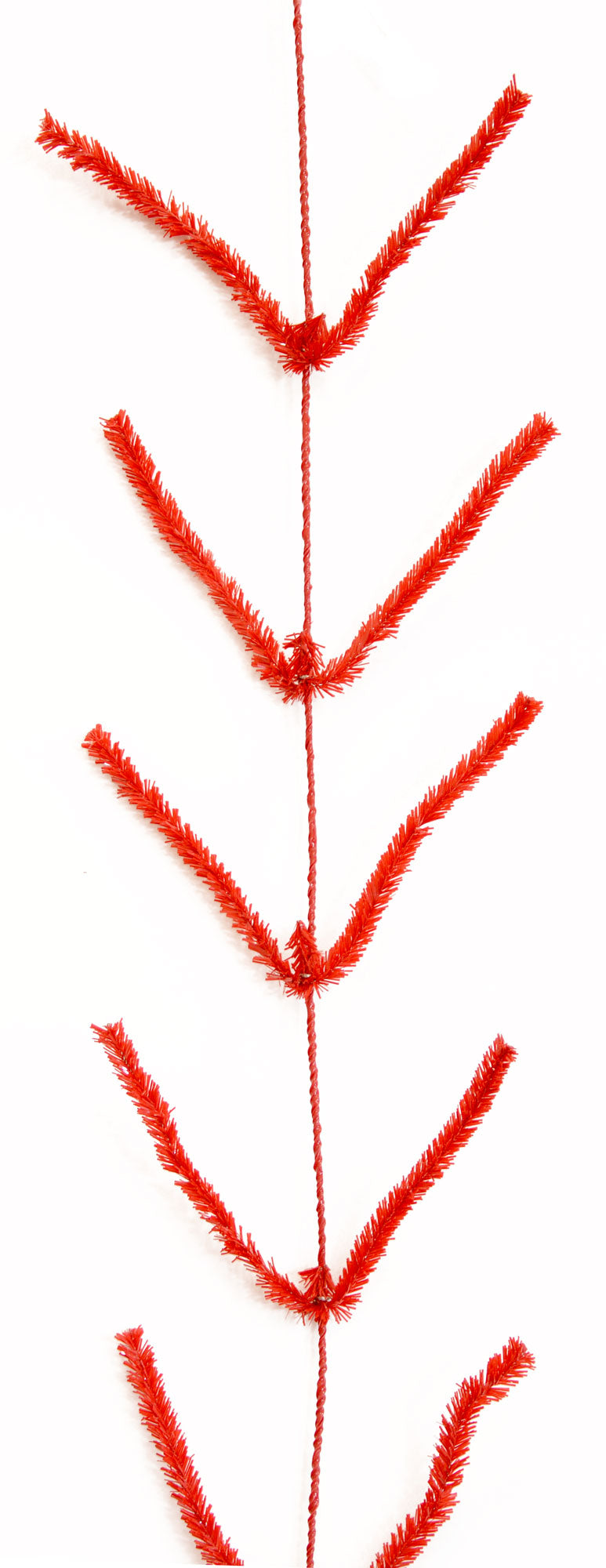 Tinsel Work Garland: Red (9 ft)