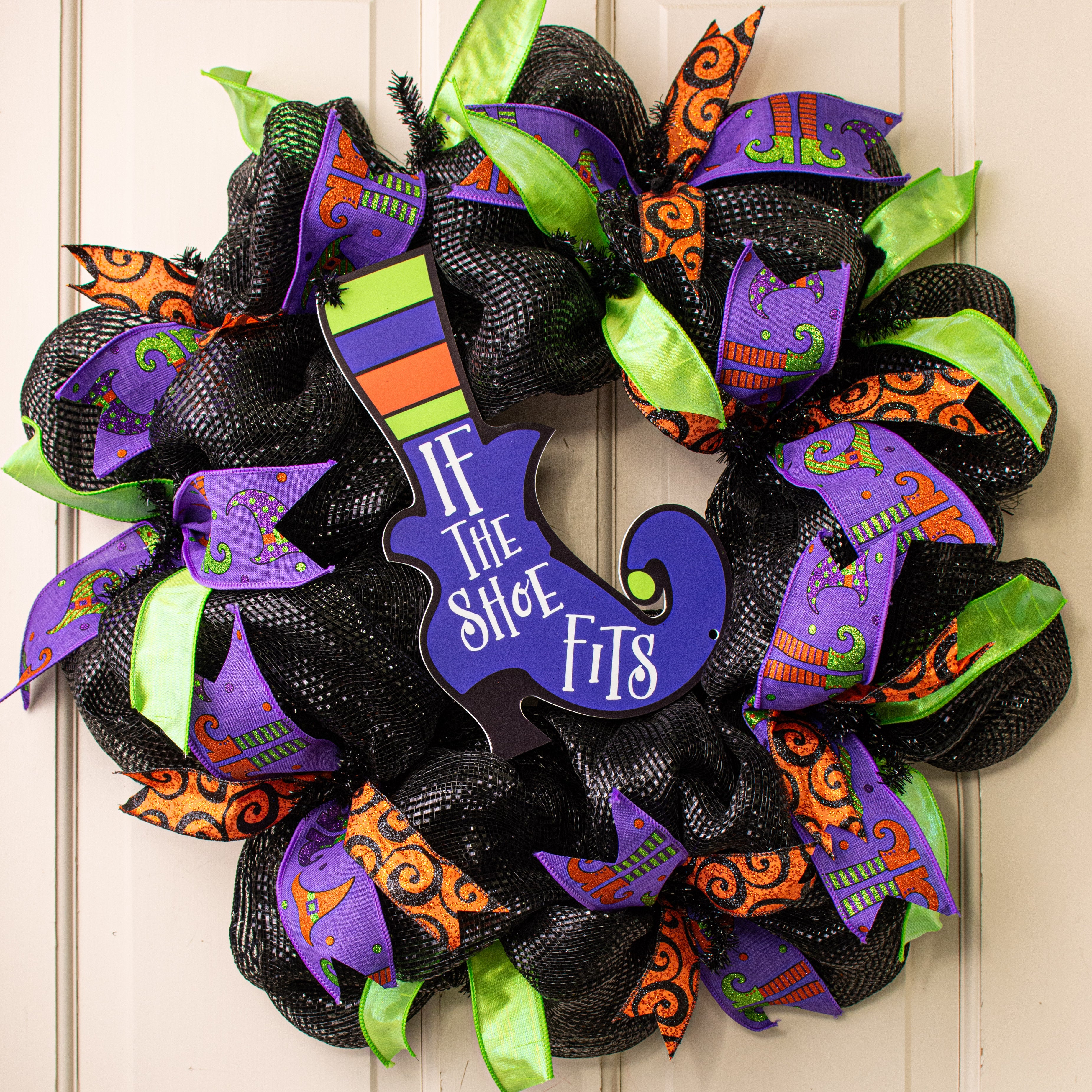12" Waterproof Sign: If The Witch Shoe Fits