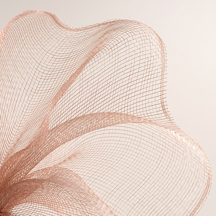 10" Poly Deco Mesh: Rose Gold