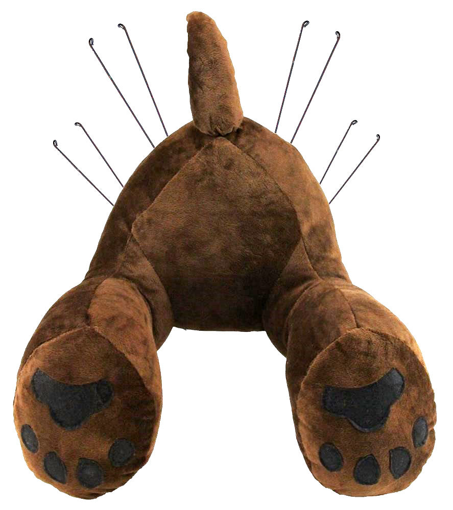 14" Dog Rear Wreath Accent: Brown