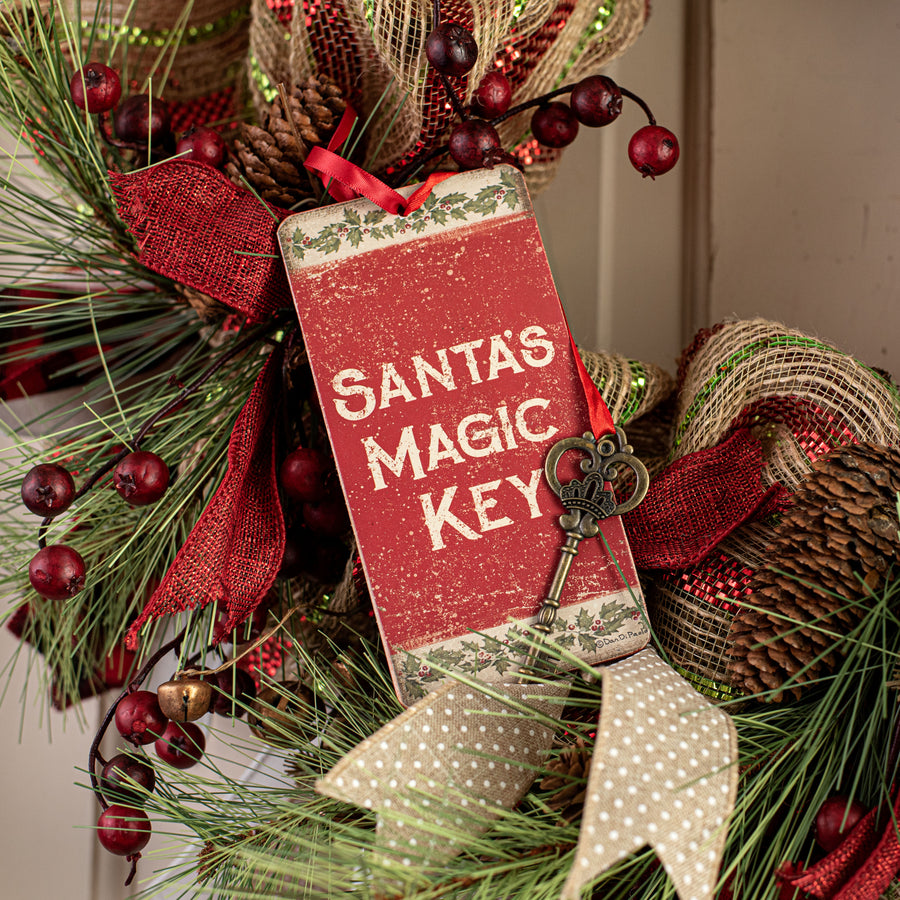 6" Santa Magic Key Ornament